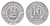 КНДР (Северная Корея) 10 чон 1959 без звезд на реверсе KM 3 алюминий UNC 4659-1132