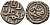 Индия 2 гани 1296-1316 AD Делийский Султанат, Ала аль-Дин Мохаммед биллон 192-921