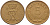 ДАНИЯ 5 ЭРЕ 1967 C; S, ФРЕДЕРИК IX (1947-1972) KM 848.1 бронза 28-514