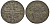 Швеция 10 эре 1743 HM, Фредрик I (1720-1751)KM 425 серебро 1524-525