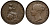 Великобритания 1/2 пенни 1854 Виктория (1837-1901) KM 726, Spink 3949 медь 1518-1621