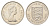 Джерси 5 новых пенсов 1980 герб, Елизавета II (1952-2022) KM 32 медно-никель 4703-1127