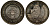 Япония 500 йен 2011 23 год, серия 47 префектур Японии, Кумамото KM 175 биметалл UNC M38-15