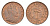 Цейлон 1/2 цента 1904 Эдуард VII (1901-1910) KM 101 медь UNC 1516-1111