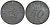 Барменов (Пруссия,Рейн) 50 пфеннигов 1917 Funck 30.2, Men05 1453.2, Men18 1851.2 цинк 4566-343