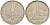 ФРГ 1 МАРКА 1960 G KM 110, J. 385 медно-никель 4551-1241