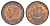 Великобритания 1/2 пенни 1945 Георг VI (1936-1952) KM 844, Spink 4115 бронза 4638-456