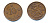 Финляндия 10 пенни 1934 республика (1918-1962) KM 24 медь 51-5417