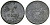 Дания 1 эре 1964 Фрелерик IX (1947-1972) KM 839 цинк 4173-1029