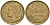 Франция 20 франков 1952 петух KM 917.1, Le Franc 402.9 алюминиевая бронза 4591-1112
