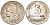 Аргентина 5 сентаво 1921 KM 34 медно-никель 4621-1064
