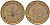 ФРГ 10 ПФЕННИГОВ 1950 J KM 108, J.383 сталь плакированная латунью 3853-127