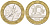 Франция 10 франков 1988 тип Гений Бастилии KM 964.1, Le Frank 375.2 биметалл 4519-846