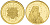 Андорра 2 динера 2008 Лурдес KM 413 золото PROOF 00-801-11