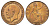 Великобритания 1 пенни 1921 Георг V (1910-1936) KM 810, Spink 4051 бронза 4179-143