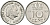 НИДЕРЛАНДЫ 10 ЦЕНТОВ 1959 ЮЛИАНА KM 182 никель 96-437