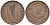 ИРЛАНДИЯ 1/2 ПЕННИ 1971 ПТИЧКА KM 19 бронза 4588-411