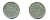 ФРГ 1 МАРКА 1954 F KM 110, J. 385 медно-никель 76-411