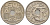 Испания 50 сентимо 1949 (54) Франсиско Франко (1939-1975), морская атрибутика KM 777 медно-никель 216-531