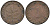 ФРГ 1 ПФЕННИГ 1950 G KM 105, J.380 сталь плакированная медью 75-414