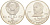 СССР 1 рубль 1989 100 лет со дня рождения Михая Эминеску (1850-1889), в оригинальной запайке KM 233 медно-никель PROOF M9-19