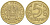 КАЗАХСТАН 5 ТЕНГЕ 2004 KM 24 латунь 211-943