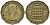 Великобритания 3 пенса 1954 Елизавета II (1952-2022) KM 900, Spink 4153 никель латунь 4171-545