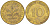ФРГ 10 пфеннигов 1990 J KM 108, J. 383 сталь плакированная латунью 3459-131