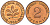 ФРГ 2 пфеннига 1966 J KM 106, J.381 бронза PROOF 1094-7-71
