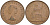 Великобритания 1 пенни 1966 Елизавета II (1952-2022) KM 897, Spink 4157 бронза 4574-312