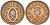 ДАНИЯ 5 ЭРЕ 1938 N; GJ, КРИСТИАН X (1912-1947) KM 828.2 бронза 69-522