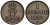Ганновер 1 пфенниг 1847 B, Эрнст Август (1837-1851) KM 201.1, AKS 129, J. 74 медь 08-1318