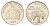 Гамбия 25 бутутов 1998 год-тип KM 57 медно-никель UNC 4666-455