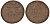 Россия деньга 1738 Анна Иоанновна (1730-1740) Биткин 365 медь 45-1037