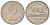 Канада 5 центов 1986 Елизавета II (1952-2022), бобер KM 60.2a медно-никель 192-453