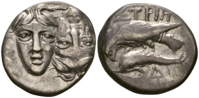 Истрия, статер, 450-400 гг до н.э., серебро 4,16 гр 270-133