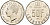 Люксембург 50 франков 1992 Великий герцог Жан (1964-2000), тираж 10.000 экземпляров KM 66 никель  BU  4635-1212