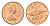 Остров Мэн 1/2 пенни 1976 Елизавета II (1952-2022) KM 32 бронза UNC 4702-666
