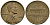 США 1 цент 1968 D, Линкольн KM 201 медь цинк 4136-125