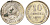 СССР 10 копеек 1925 Федорин 5 серебро 4160-421