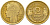 ФРАНЦИЯ 2 ФРАНКА 1932 ТИП MORLON KM 886, LE FRANC 268.3 алюминиевая бронза 3855-636