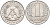 ГДР 1 пфенниг 1968 А KM 8.1 алюминий aUNC 4564-1027