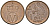 Норвегия 1 эре 1970 белка, Улаф V (1958-1991) KM 403 бронза UNC 4580-947