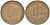 Великобритания 1/2 пенни 1944 Георг VI (1936-1952) KM 844, Spink 4115 бронза 51-1944