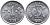 Пакистан 1 пайса 1974 FAO KM 33 алюминий UNC 4532-315
