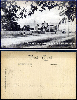 Австралия post card - открытка центральная и детская школа, Мэриборо 2193-68