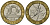 Франция 10 франков 1988 тип гений Бастилии KM 964.1, Le Franc 375.2 биметалл 4135-531
