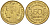 ФРАНЦИЯ 50 САНТИМОВ 1932 ТИП MORLON, OPEN 9, С ЯГОДОЙ KM 894.1, LE FRANC 192.7 алюминиевая бронза 44-719