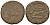 Индия, Майсур 20 кэш 1843 Кришнараджа Водеяр III C 193.2 медь 4615-843