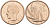 Бельгия 20 франков 1981 Belgie KM 160 никель бронза UNC 189-943